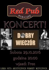 Koncert w RED PUB w Częstochowie - 29-10-2016