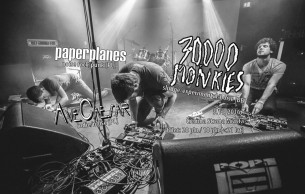 Koncert  30.000 Monkies (Belgia) + AveCaesar i Paperplanes we Wrocławiu - 03-11-2016