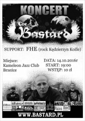14.10.2016 Koncert The Bastard + FHE Kameleon Jazz Club, Brzeźce w Kędzierzynie-Koźlu - 14-10-2016