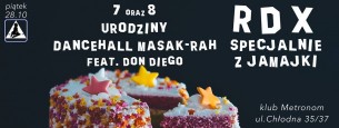 Koncert Dancehall Masak-Rah, DON DIEGO w Warszawie - 28-10-2016