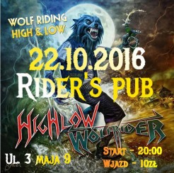 Koncert Wolf riding high & low LIVE w Lublinie - 22-10-2016