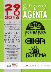 Koncert dla Agenta // Postnatura / Chicha / Bohema w Ostródzie - 29-10-2016