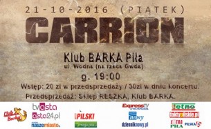 Koncert Carrion - Piła, Barka - 21-10-2016