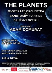 Koncert The Planets! CoOperate Orchestra dla Sanctuary for Kids! w Poznaniu - 06-11-2016