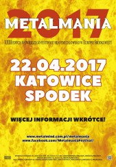 Koncert METALMANIA 2017. Edycja XXIII. w Katowicach - 22-04-2017