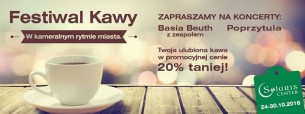 Bilety na Festiwal Kawy - koncerty Basi Beuth i Poprzytula