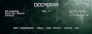 Koncert ૐ Deeperrr vol.5 ૐ w Krakowie - 22-10-2016