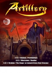 Koncert Artillery (thrash metal/Dania) | Protokultura - Gdańsk - 02-12-2016