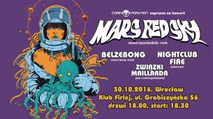 Koncert MarsRedSky Belzebong ZwiązkiMaillarda BlackSmoke 30.X Firlej we Wrocławiu - 30-10-2016