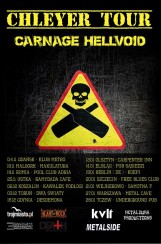 CHLEYERtour: Koncert Carnage, Hellvoid, support // Warszawa - 27-01-2017