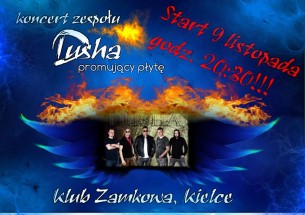 Koncert zespołu DUSHA promujący płytę w Kielcach - 09-11-2016