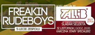 Koncert Freakin Rudeboys & TaLLib | 5 Urodziny Freakin Rudeboys w Ełku - 12-11-2016