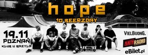 Hope 10 Beerzday - koncert jubileuszowy w Poznaniu - 19-11-2016
