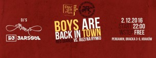 Koncert Boys Are Back in Town vol. 3 /Red Diablo vs. Buzi na Rynku After w Krakowie - 02-12-2016