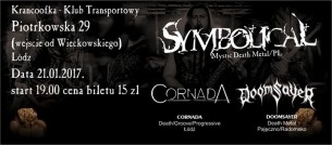 Koncert Symbolical - Cornada - DoomSayer w Łodzi - 21-01-2017