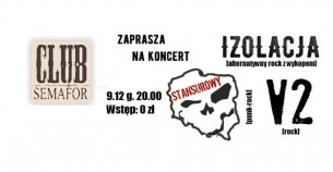 Koncert Izolacja, Stan Surowy, V2 w Brzegu - 09-12-2016