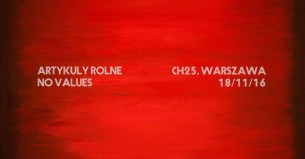Koncert Artykuły Rolne + No Values // noise rock, post hardcore // CH25 w Warszawie - 18-11-2016