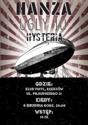 Koncert: Hanza + Ugly 10 & Hysteria - Klub Vinyl, Rzeszów - 08-12-2016