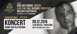 Koncert Gramy RAP dla Piotrka #obudzpiotrka w Warszawie - 09-12-2016