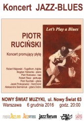 Koncert Let's Play a Blues w Warszawie - 06-12-2016