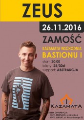 Koncert ZEUS - Zamość - Kazamata Wschodnia Bastionu I - 26-11-2016