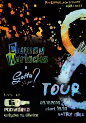 Koncert Gliwice | Clumsy Warlocks + Gotta Sugar? live at Podwórko - 08-12-2016