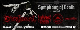 Koncert Symphony of Death: Embrional,Heaving Earth,PLanet Hell,Spatial w Bielsku-Białej - 11-02-2017