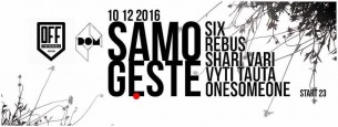 Koncert Rebus, SIX, ONESOMEONE, Vyti Tauta, Shari Vari w Łodzi - 10-12-2016
