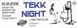 Koncert S3LEKTOR, Bads3ktor, Greg Chris, Ra4our w Szczecinie - 10-12-2016