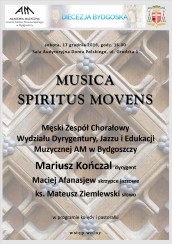Koncert MUSICA SPIRITUS MOVENS w Bydgoszczy - 17-12-2016