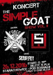 Koncert Goat Force One , Simple Wine & SKRAFFKY w Starachowicach - 26-12-2016