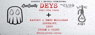 DEYS- Koncert premierowy + Kartky/Emes/Igrekzet/Zero/Troom/Viget w Krakowie - 17-12-2016