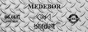 Koncert Metalowe Metro - Medebor, Grin, Wardust w Gdańsku - 06-01-2017