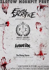 Koncert Final Sacrifice, Protect This City, Lowtide, The Rising Storm w Złotowie - 17-12-2016