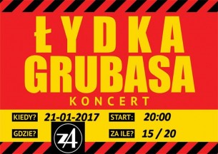 Koncert Łydka Grubasa - Kraków, Zaścianek + Luje - 21-01-2017