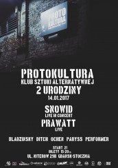 Koncert 2 Urodziny Klubu Protokultura w Gdańsku - 14-01-2017
