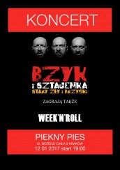 koncert Bzyka i Sztajemki w Krakowie - 12-01-2017