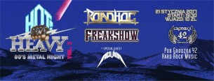 Koncert HOT & HEAVY VOL. 2: Roadhog // Freakshow // Aquilla w Krakowie - 21-01-2017
