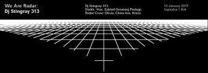 Koncert WeAreRadar: Dj Stingray 313 (Detroit) w Krakowie - 13-01-2017