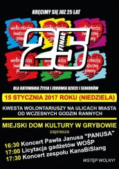 Koncert KanaBiSlang na WOŚP w Grybowie - 15-01-2017