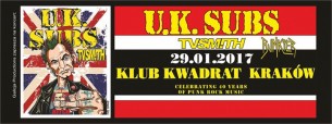 Koncert UK SUBS, TV Smith, Bunkier, ID w Krakowie - 29-01-2017