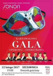 Koncert Karnawałowa Gala Operowo- Operetkowa w Szczawnicy - 22-02-2017