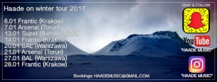 Koncert Haade Music w Toruniu - 21-01-2017