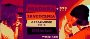 Koncert Niadara / Warhlack / Rootsvelt w Garaż Music Club w Gliwicach - 28-01-2017