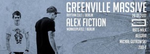 Koncert Greenville Massive/Alex Fiction (Berlin) / Scena dnb @Schron w Poznaniu - 28-01-2017