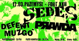 Koncert Sedes Prawda Defekt Muzgó w Przemyślu - 17-03-2017