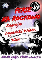 FERIE NA Rockowo Koncert Cygański Wiatr & KLIN w Turku - 28-01-2017
