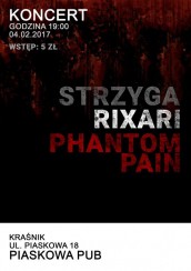 Koncert Rixari & Phantom Pain & Strzyga w Kraśniku - 04-02-2017