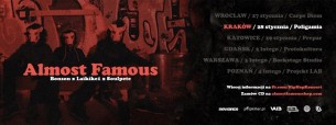 Koncert Almost Famous (Bonson x Laikike1 x Soulpete) / Kraków - 28-01-2017