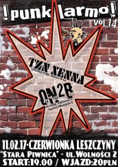 Koncert PUNK LARMO vol.14 - Tzn Xenna, ON2B w Czerwionce - 11-02-2017